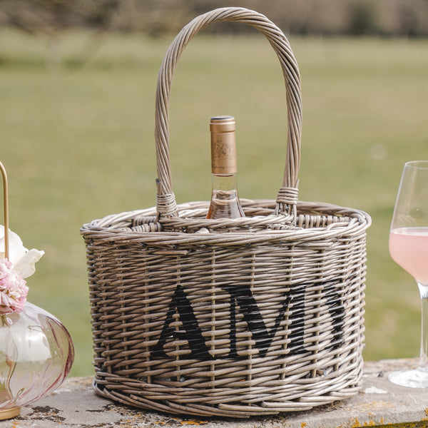 Personalised Garden Party Basket - The Colourful Garden Company