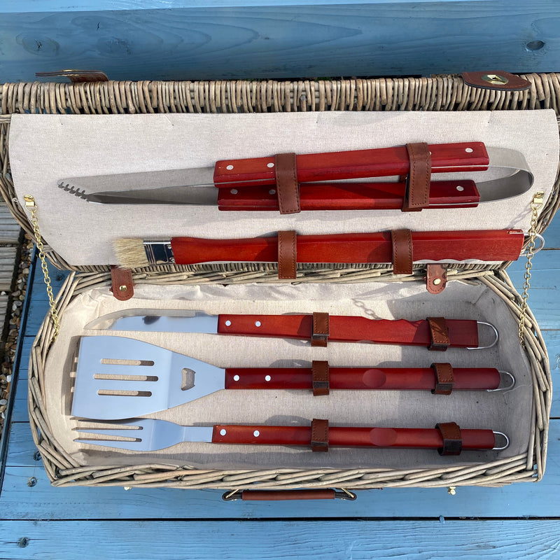 Personalised Barbecue Tool Basket Set