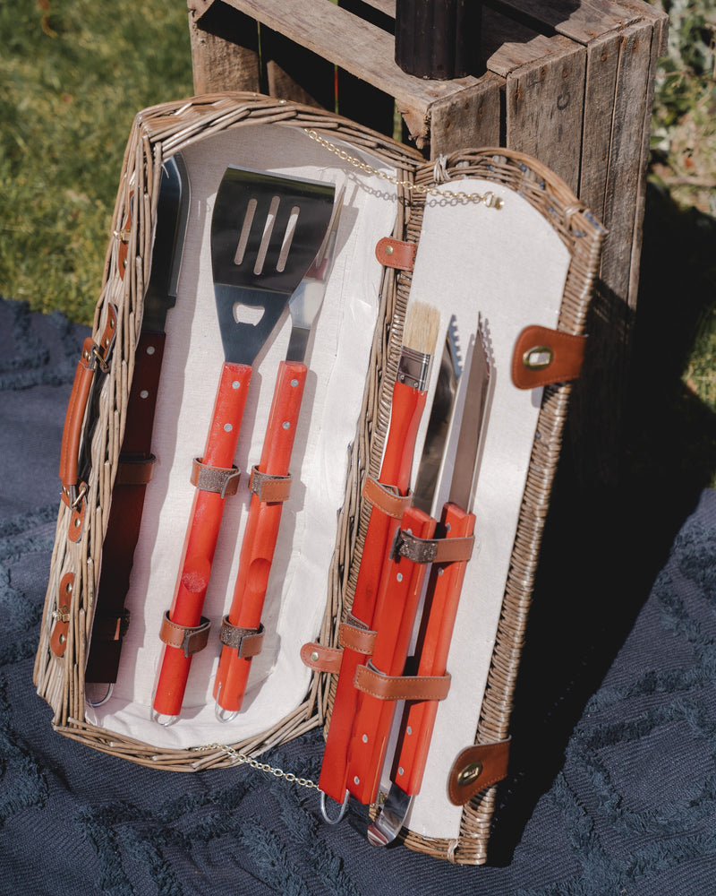 Personalised Barbecue Tool Set - The Colourful Garden Company