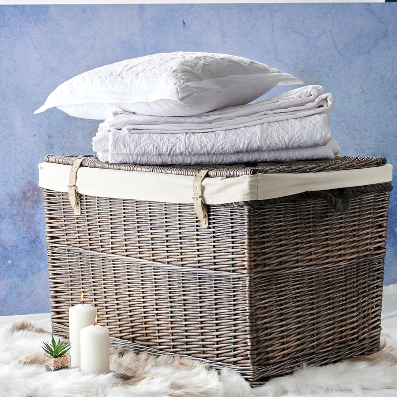 Personalised Antique Wash Storage Trunk - The Colourful Garden Company