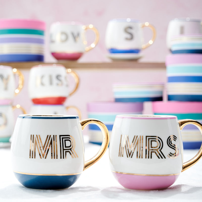 Personalised Mr & Mrs Mug - The Colourful Garden Company