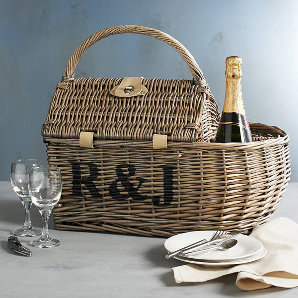 Personalised Two Person Boat Picnic Basket